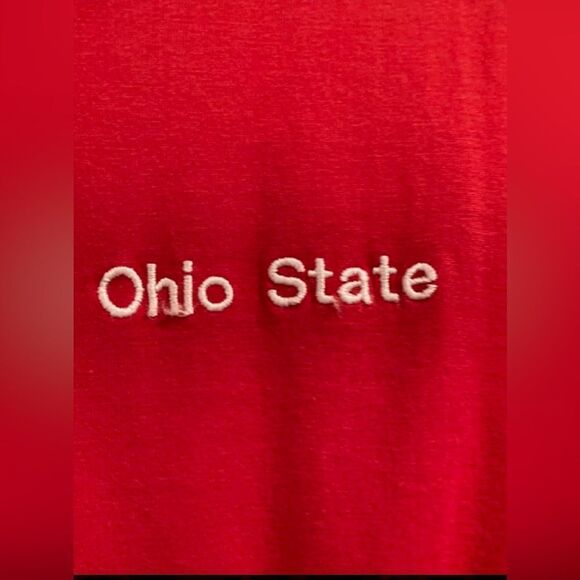 Vintage PING by Karsten Short Sleeve Golf Polo Shirt Ohio State Single Stitch - Picture 2 of 16